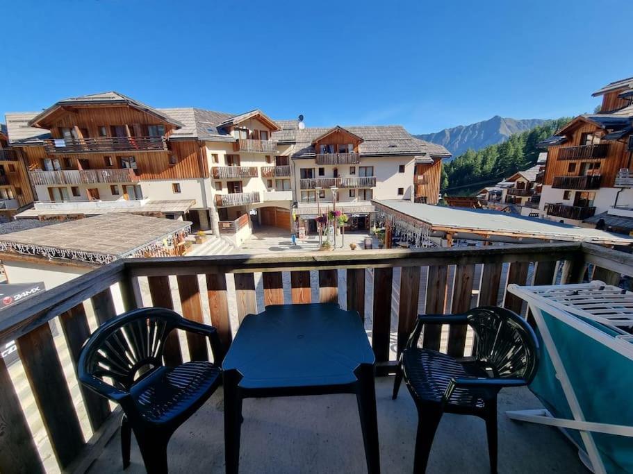 T2 + Coin Montagne - Wifi/Piscine - Les Orres 1800 Apartment Ngoại thất bức ảnh